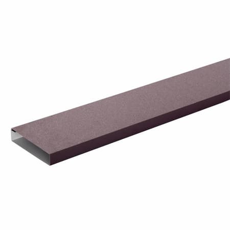 Kerítéselem zárt profil / 150mm szélesség / 1500mm hosszúság / RAL 8017 matt - csokibarna