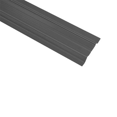 Kerítésléc - egyenes / 900mm hosszúság / RAL 9007 - alumínium ezüst