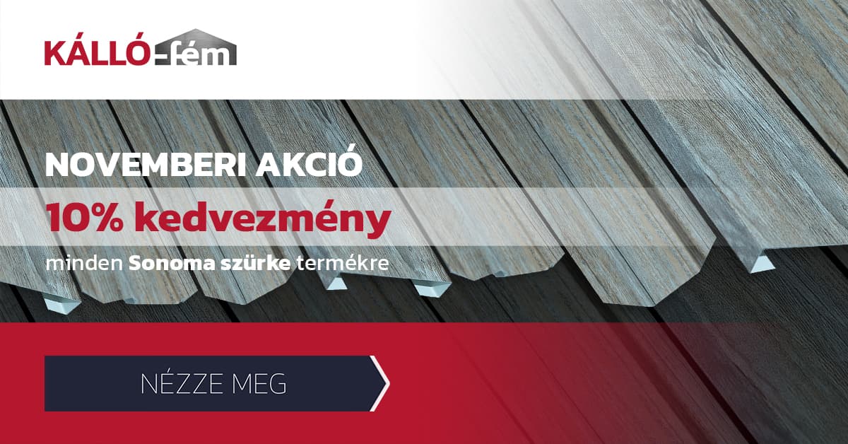 SONOMA SZÍN AKCIÓ OKTÓBER