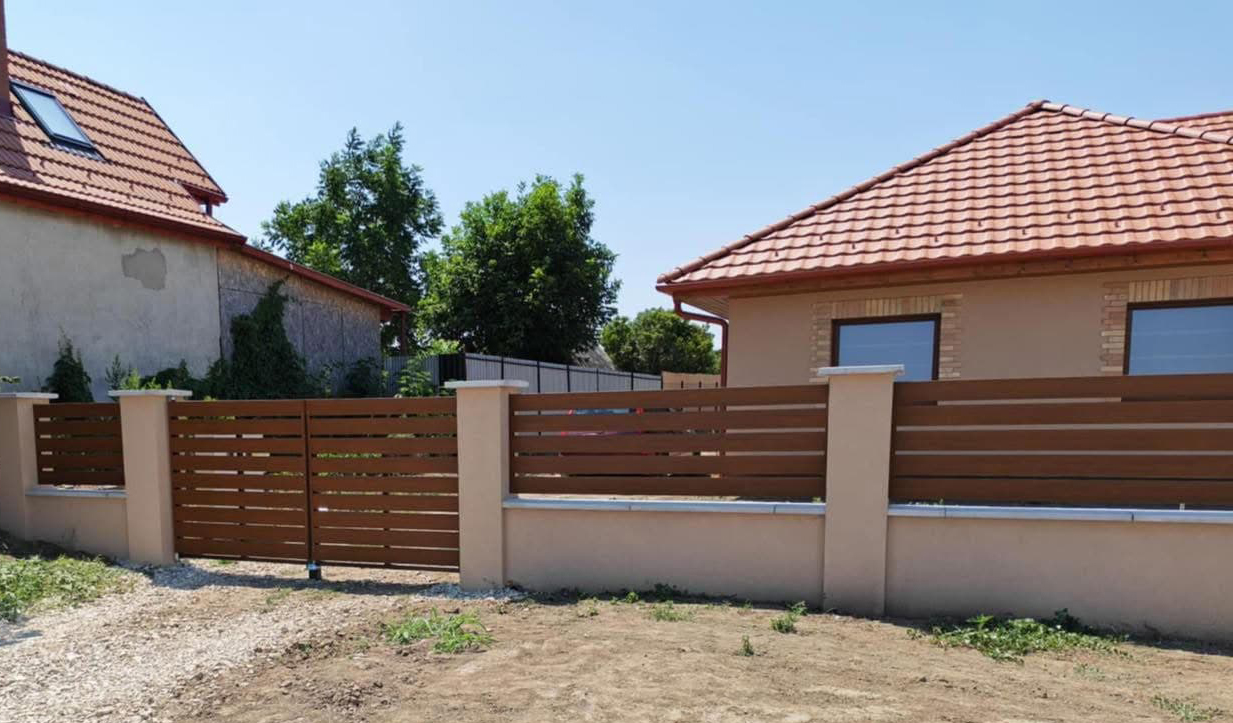 Aranytölgy Kerítéselem zárt profil Aranytölgy Kerítéselem zárt profil