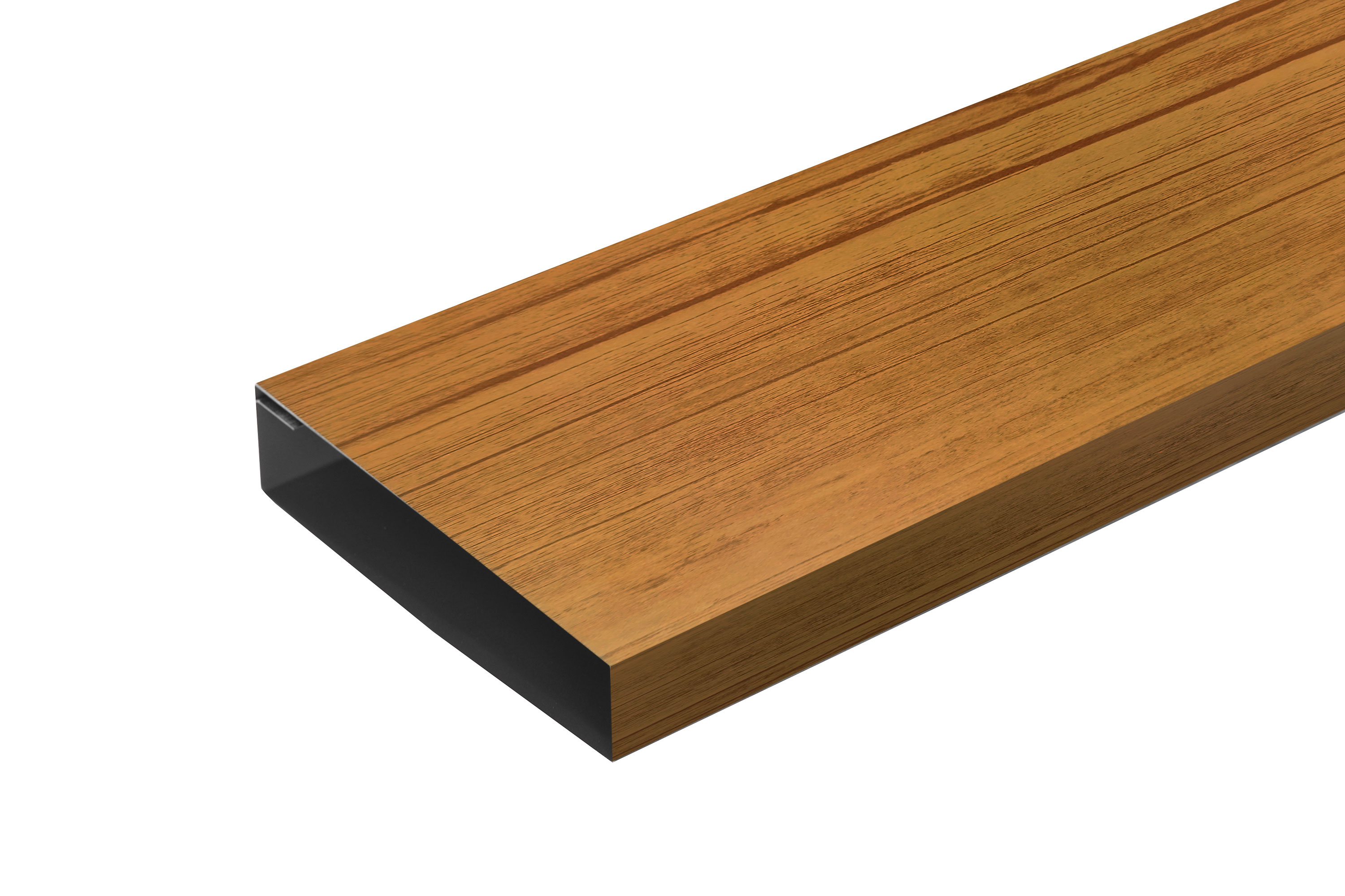 Kerítéselem zárt profil / 160mm szélesség / 2000mm hosszúság / Natúr tölgy