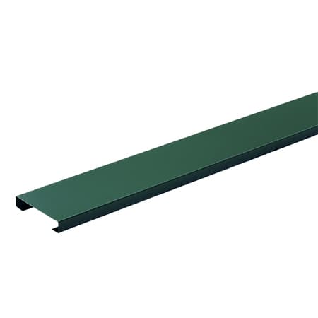 Kerítéselem "C" profil / 140mm szélesség / 1500mm hosszúság / RAL 6011 - középzöld, rezedazöld