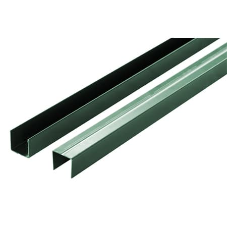 U profil C típusú kerítéselemhez / 20x21x20 méretű / 1000mm hosszúság / RAL 6005 - sötétzöld